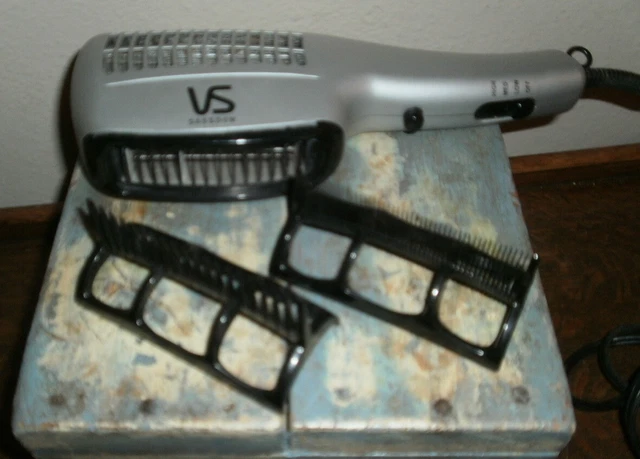 VTG  Conair hair dryer 2 Brush Attchments 1875 Watt Styler 2 Speeds Tested