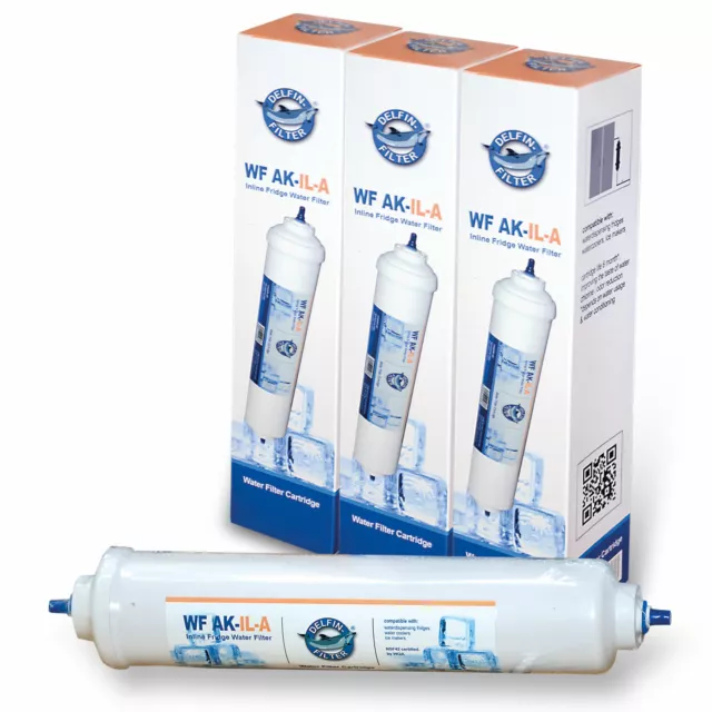 3x Delfin Kühlschrank Wasserfilter alternative für Samsung DA29-10105J HAFEX/EXP