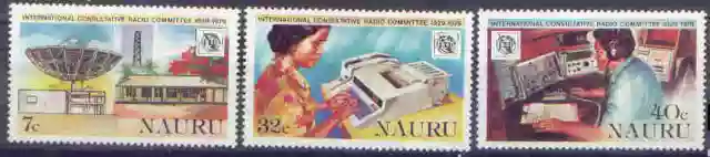 Nauru 1979 RADIO set (3), Unhinged Mint, SG 208-210