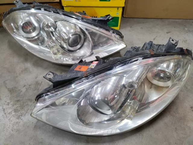Set Mercedes A-Class W169 headlights left & right H7/H7 08-12 for