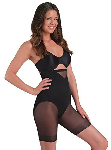 Miraclesuit Shapewear Extra Firm Sexy Sheer Shaping Hi-Waist Thigh Slimmer