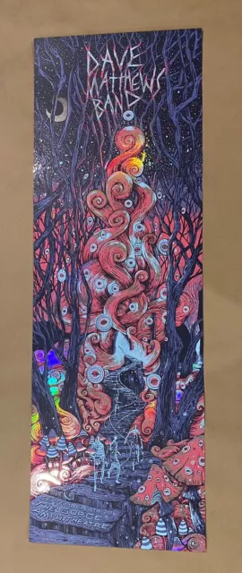 James Eads Dave Matthews Band Gorge 2016 AP Foil Poster