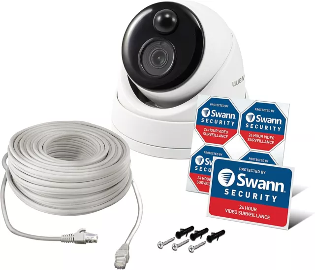 Swann NHD-876MSD Master Séries 4K Réseau Dôme Sécurité CCTV Caméra Poe Nvr 8580