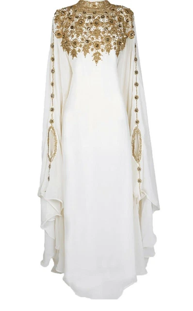 Sale Dubai Moroccan Islamic Kaftan Arabic Fancy Women Gown Dresses Takshita Var