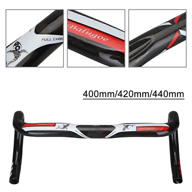 EC90 CARBON FIBER Road Bike Handlebar Bicycle Drop Bars 31.8*400440mm