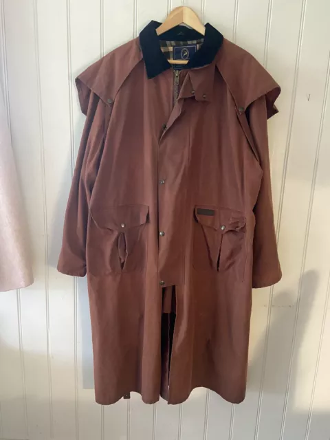 MEN S P.G FIELD Brown Tan Waxed Jacket Small 16.00 PicClick UK