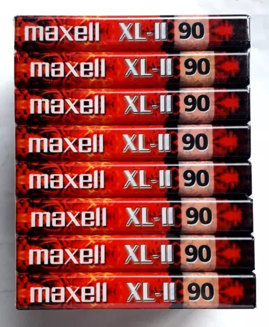 LOT 8 K7 AUDIO MAXELL XL-II MUSIC 90 - neuves