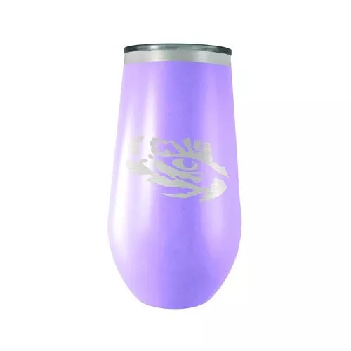 Louisiana State LSU Tigers Fashion Color Hot Cold Wine Lidded Tumbler 16oz