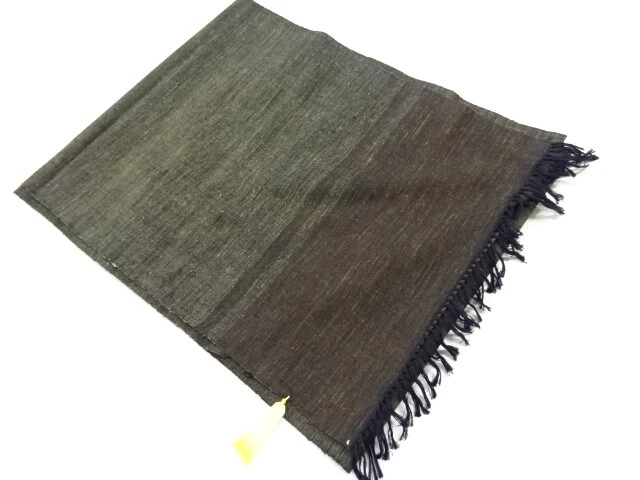 40370# Japanese Kimono / Mens Heko Obi / Tsumugi