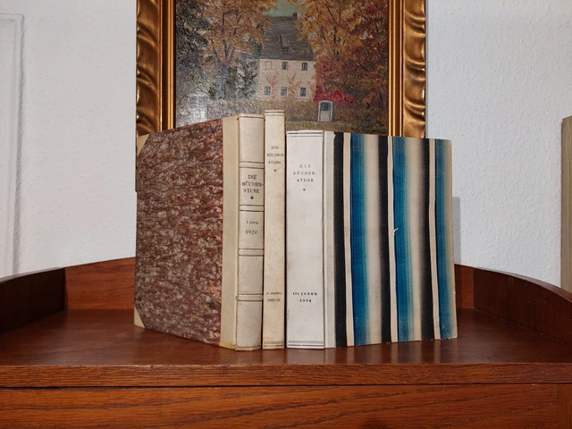 DIE BÜCHERSTUBE 3Jg. 1920-24  BIBLIOPHILIE Buchkunst EINBANDKUNST Grafik MDE