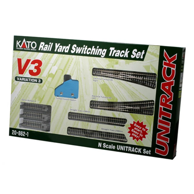 KATO NSCALE Kato USA Model Train Products V3 UNITRACK Rail Yard