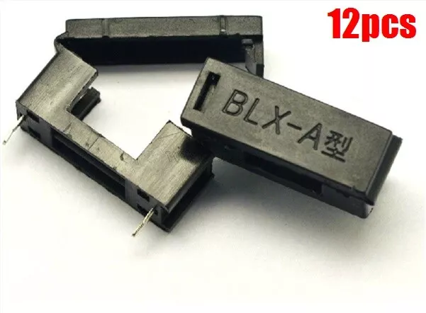 12Pcs Blx-A Type Pcb Mount Fuse Holder 5MMX20MM 15A/125V Solder Holders kw