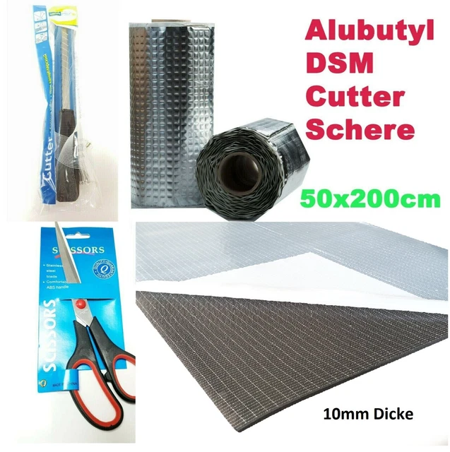 Alubutyl Pour Optimal Isolation Dans Auto Anti Bruit Mat Pkw Bateau Set