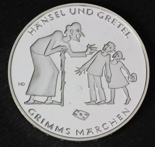 GERMANY 10 Euro 2014 G Proof - Silver 0.625 - Hansel and Gretel - 303 GERMANY 10 Euro 2014 G Proof - Silver 0.625 - Hansel and Gretel - 303