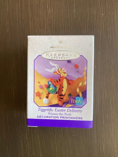 Hallmark Keepsake Ornament 1999 Tiggerific Easter Delivery "Winnie the Pooh"