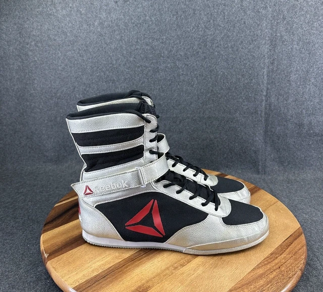 Reebok boxing on sale boots silver