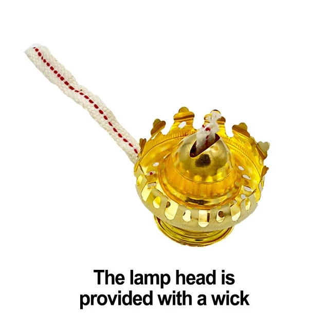 Lampe Brenner Lampenhalter Brenner Golden Metall Für Petroleumlampen-Zubehör