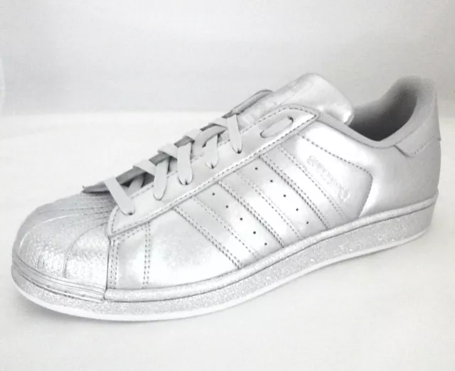 Exceder Estar satisfecho matraz ADIDAS ORIGINALS SUPERSTAR Clamshell RARE Shoes Womens SILVER Metallic  BB8139 $79.20 - PicClick