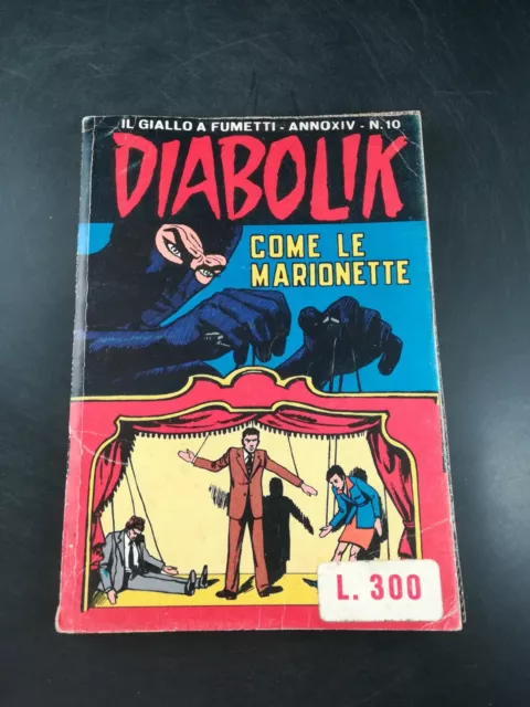 Diabolik Anno XIV N. 10 - Come le marionette - Ed. Astorina