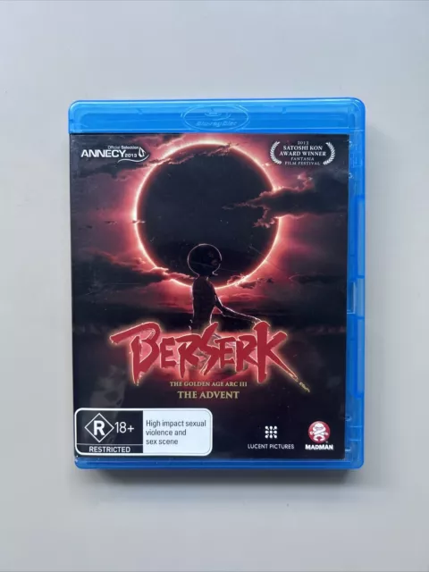 Berserk: Movie 3 - The Advent [Blu-ray]: : Hiroaki Iwanaga,  Takahiro Sakurai, Toa Yukinari, Akio Ohtsuka, Kazuki Yao, Toshiyuki  Kubooka, Hiroaki Iwanaga, Takahiro Sakurai: DVD & Blu-ray