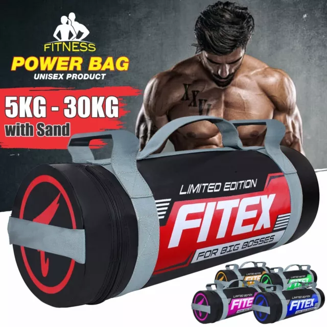 Power Bag Filled/Unfilled Training Boxing Exercise Weight Sand Bag CrossFit 1X