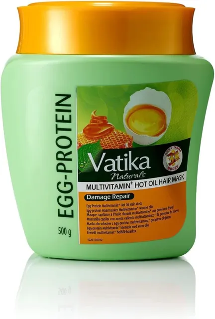 Vatika Naturals Egg Protein Deep conditioning Hair Mask - 500 g | Goodness...
