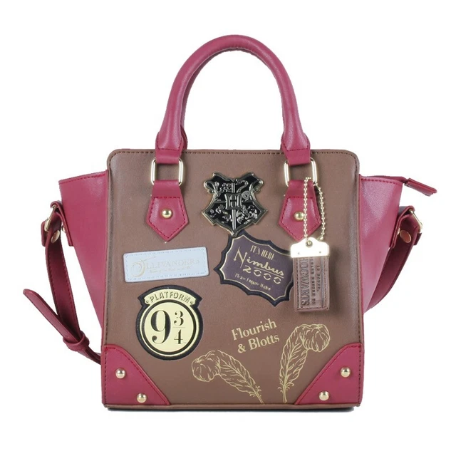 Sacoche Cartable Harry Potter Style Quai 9 3/4 - Cuir Marron Rétro - Neuf Avec étiquettes