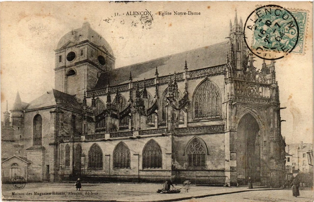 CPA AK ALENCON - Église Notre-Dame (435343)
