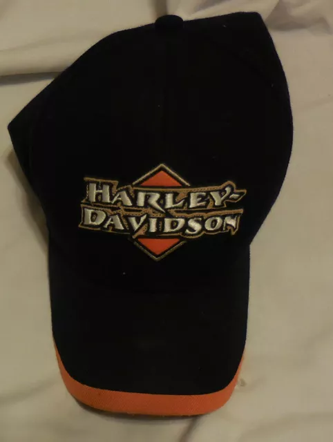 1 Harley  Davidson motorcycles Cycles Fitted 3XL Hat Cap black,Vintage ad