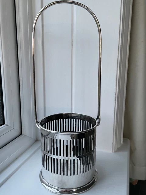 Silver Plated Walker & Hall Bottle Carrier - Lovely Christmas Gift/Table Ware