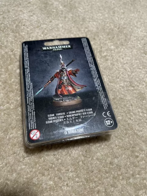 Warhammer 40k Aeldari Farseer with Singing Spear Craftworlds Eldar NEW