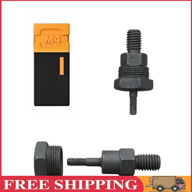 Rivets Nuts Insert Flat Head Threaded for Hand Riveter Gun Tools (M4)