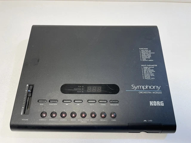 KORG SYMPHONY, ORCHESTRA Module Korg M1 Sounds Vintage EUR 199,99 ...