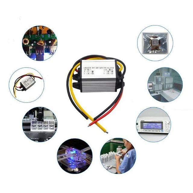Wasserdichter Konverter 500mS Modul Zuverlässig 12V Zu 3/3.3/3.7/5/6/9V 3A