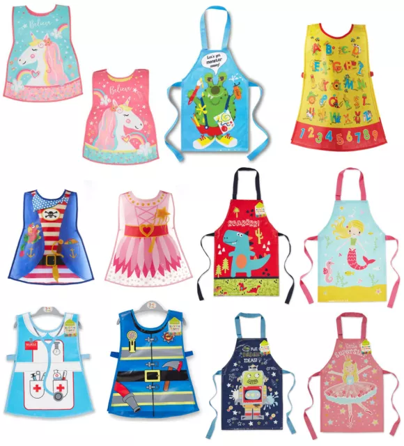 Cooksmart Childrens Aprons & Tabards Kids Craft Painting Cooking Baking