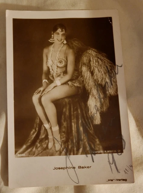 Josephine Baker Postcard, Real Photo Postcard 5068