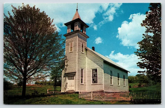 Vintage Postcard Old Church Located in the Endless Mountains Pennsylvania