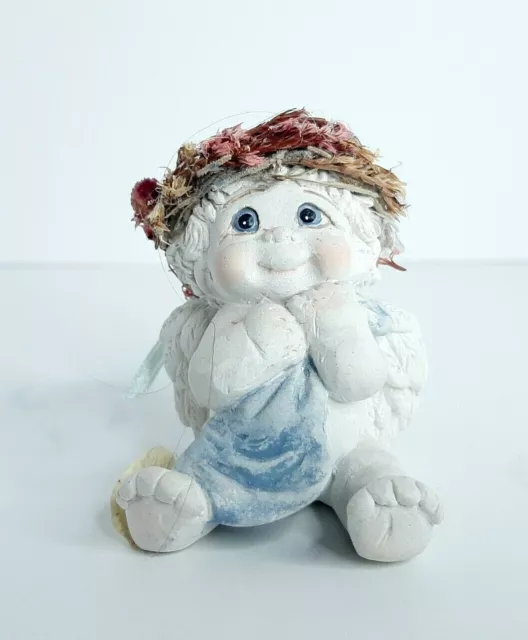Vintage Dreamsicles 2.5" Snuggle Blanket Figurine 1995  DC082 Signed Kristin