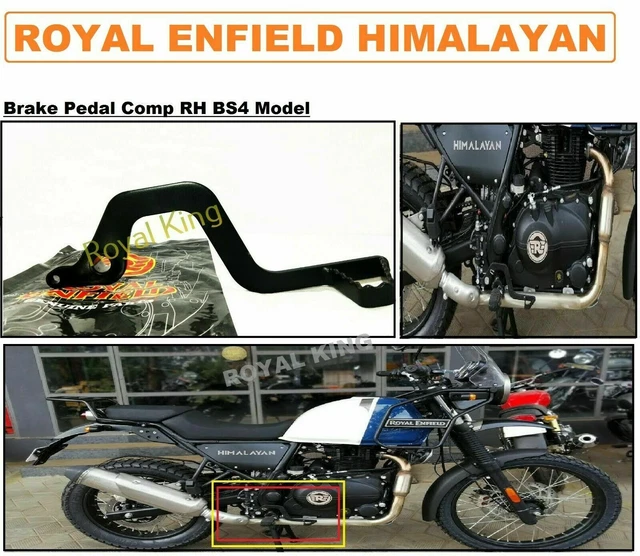 thumbnail image 2 of Genuine Royal Enfield Brake Lever KAB00186 – Himalayan / Scram BS VI, Silver 2 of 2