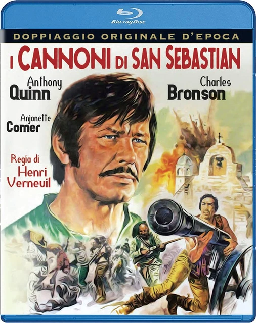GUNS FOR SAN SEBASTIAN 1968 Anthony Quinn, Henri Verneuil NEW BLURAY