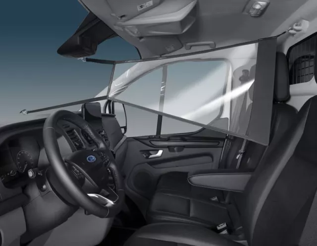 Ford Cloison de séparation souple transparente pour Ford Transit Custom