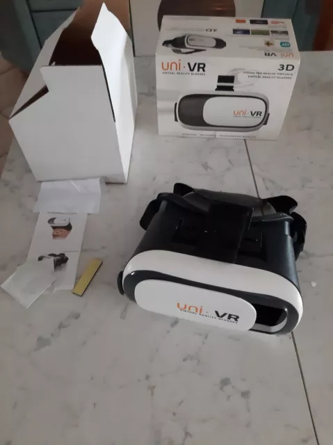 2x VISORE VR BOX 3D REALTÀ VIRTUALE VIDEO OCCHIALI PER SMARTPHONE IOS E ANDROID