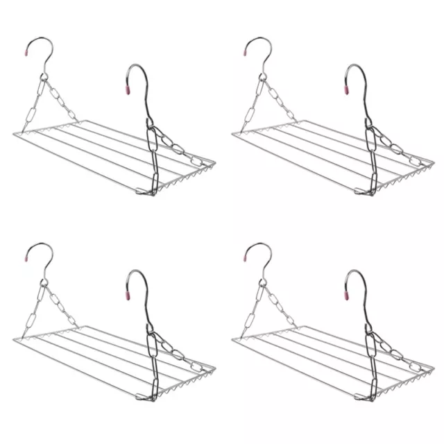 4X Multifunctional Clothes Drying Rack, Stainless Steel Laundry Garment2607