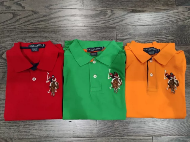 U.S. Polo Assn Boys Shirts Sz 8 - Lot of 3