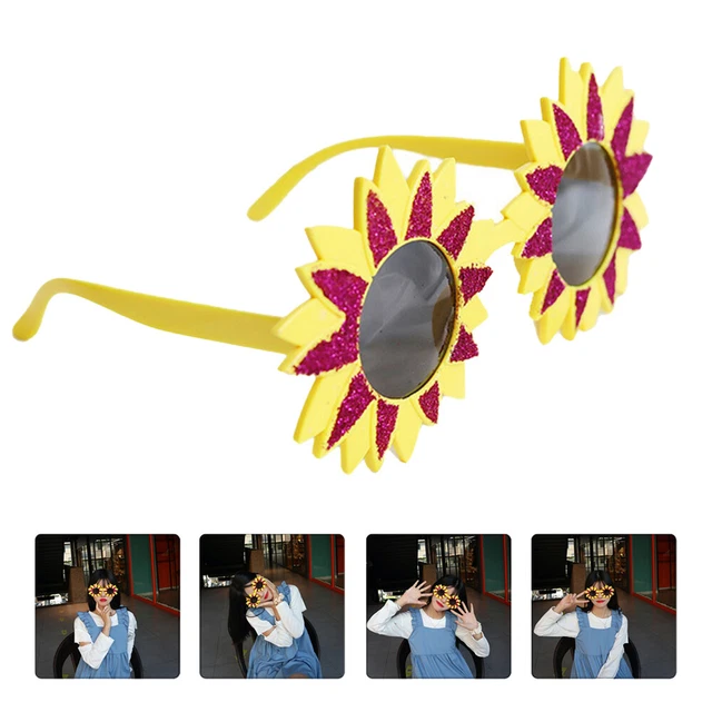 2 pz supporto per occhiali da sole lenti per girasole bambini occhiali da sole vestiti