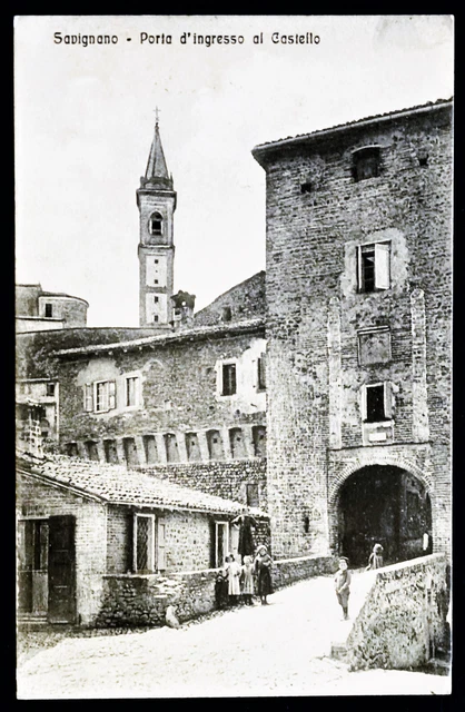 Emilia Romagna -Modena- Savignano Sul Panaro -Porta D'ingresso Al Castello- 1915