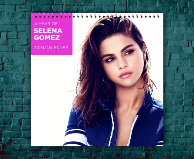 SELENA GOMEZ CALENDAR 2024, Celebrity Calendar, Selena Gomez 2024 Wall