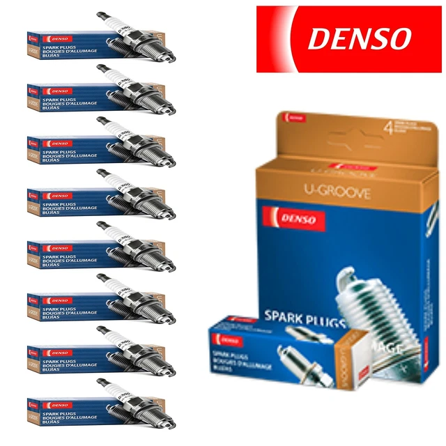 8 PACK DENSO Nickel Resistor Spark Plugs for 19951996 Dodge B2500 V85