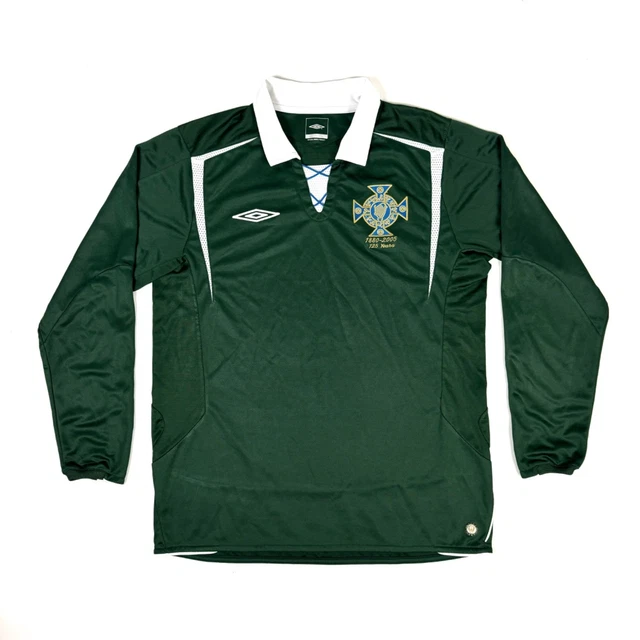 NORTHERN IRELAND UMBRO 2005/06 125 Years Anniversary Home Soccer
