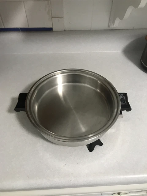 Saladmaster #7817 Liquid Oil Core Electric Skillet NO Lid NO Cord SKILLET ONLY Saladmaster #7817 Liquid Oil Core Electric Skillet NO Lid NO Cord SKILLET ONLY